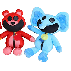 30cm Bobby BearHug and Bubba Bubbaphant Smiling Critters Cartoon Stuffed Animal Plush