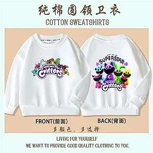 Poppy Playtime Chapter 3 The Smiling Critters Tittle and Characters Long Sleeve Shirts