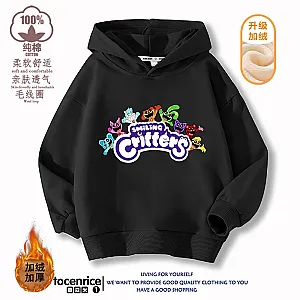 Poppy Playtime Chapter 3 The Smiling Critters Tittle and Characters Clothes Kids Hooded Sweater