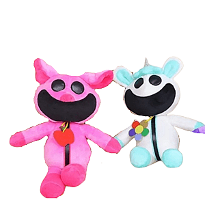 30cm CraftyCorn and PickyPiggy Smiling Critters Cartoon Stuffed Animal Plush