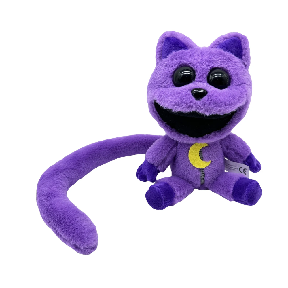 20cm Purple Catnap Smiling Critters Cute Soft Stuffed Anime Cat Plush ...