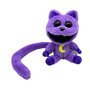 20cm Purple Catnap Smiling Critters Cute Soft Stuffed Anime Cat Plush