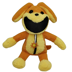 30cm Orange DogDay Smiling Critters Cartoon Stuffed Animal Plush