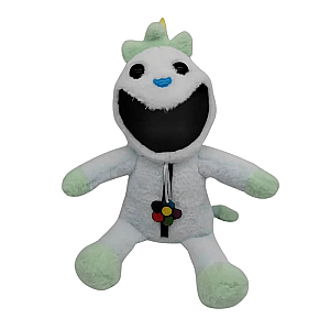 30cm White CraftyCorn Smiling Critters Cartoon Stuffed Animal Plush