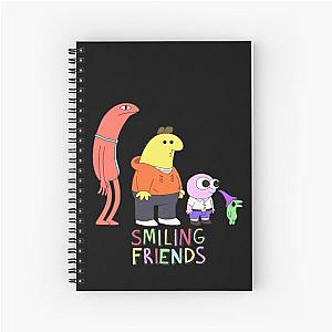 BEST SELLING - Smiling Friends All Smiling Friends Design Spiral Notebook