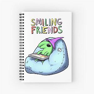 Glep Smiling Friends Spiral Notebook