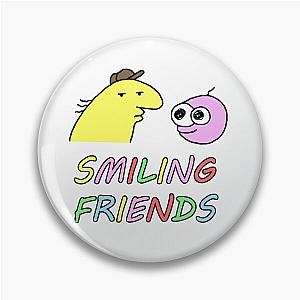 Smiling friends Pim and Charlie sticker Pin