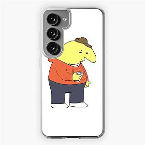 Smiling Friends Charlie With Phone - Adult Swim Samsung Galaxy Soft Case