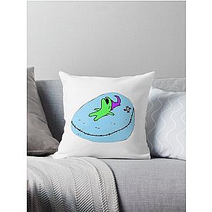 smiling friends gleb Throw Pillow