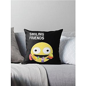 Smiling Friends - Adult Swim Throw Pillow