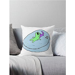 glep sleeping smiling friends Throw Pillow