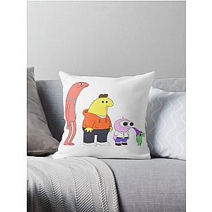 BEST SELLING - Smiling Friends All Smiling Friends Design Throw Pillow