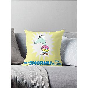 SMORMU Smiling Friends Throw Pillow