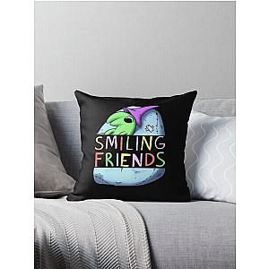 Gleb Smiling Friends    Throw Pillow