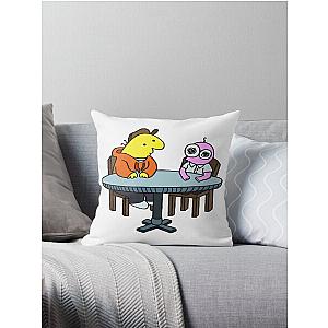 smiling friends  Throw Pillow