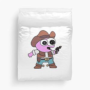 Smiling Friends Cowboy Pim - Adult Swim Duvet Cover