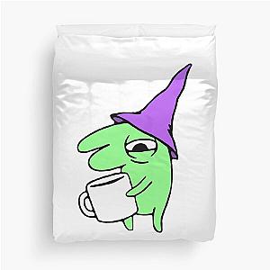 Gleb With Coffee Smiling Friends - Adult Swim Duvet Cover