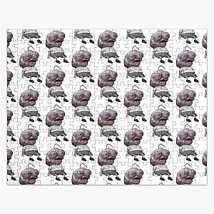 Smiling Friends Depressed Pim Pattern - Adult Swim Jigsaw Puzzle