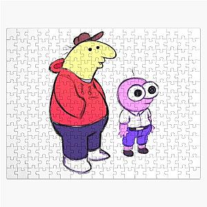 "Cheerful Adventures: Smiling Friends Charlie & Pim" Jigsaw Puzzle