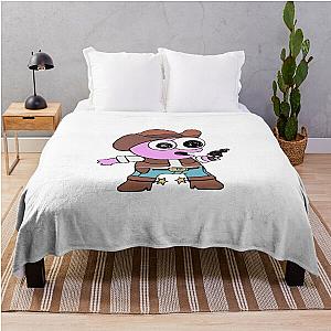 Smiling Friends Cowboy Pim - Adult Swim Throw Blanket