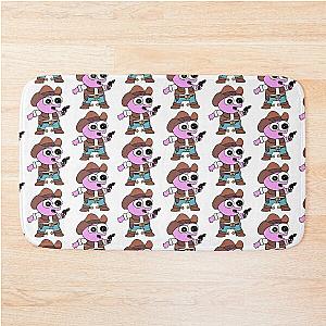 Smiling Friends Cowboy Pim Pattern - Adult Swim Bath Mat