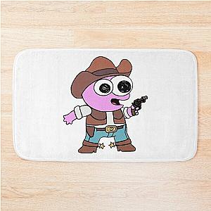 Smiling Friends Cowboy Pim - Adult Swim Bath Mat