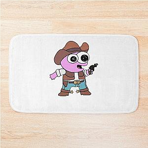 Smiling Friends Cowboy Pim - Adult Swim Classic T-Shirt Bath Mat