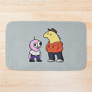 smiling friends                Bath Mat