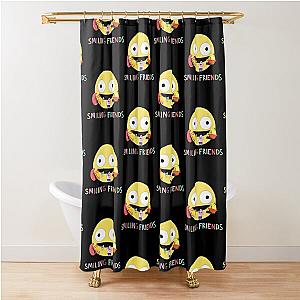 Smiling Friends Funny Shower Curtain