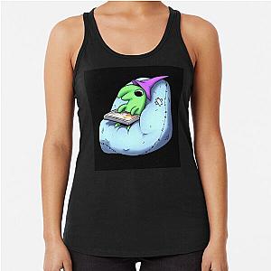 Gleb Smiling Friends Racerback Tank Top