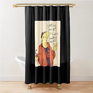 smiling friends charlie dompler Shower Curtain