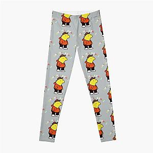 Smiling - Smiling Friends - smiling friends cat - smiling friends gleb     Leggings