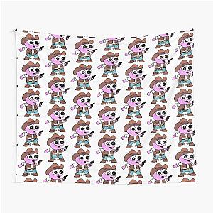 Smiling Friends Cowboy Pim Pattern - Adult Swim Tapestry