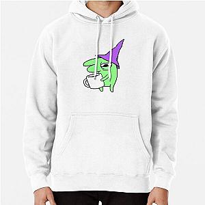 Gleb With Coffee Smiling Friends - Adult Swim Pullover Hoodie