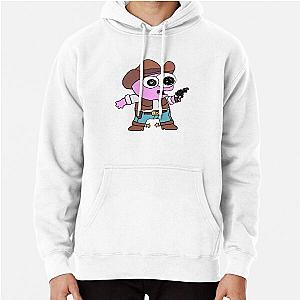 Smiling Friends Cowboy Pim - Adult Swim Pullover Hoodie