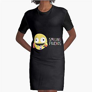 of Gleb Smiling Friends    Graphic T-Shirt Dress