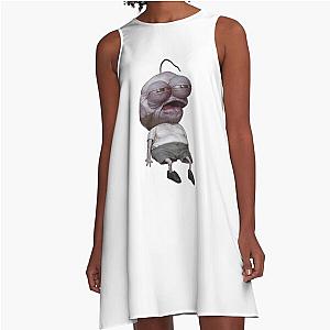 Smiling Friends Depressed Pim - Adult Swim A-Line Dress