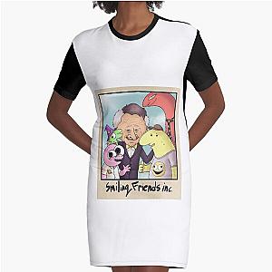 Smiling Friends - Company Photo Graphic T-Shirt Dress