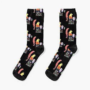 Smiling Friends Cartoon Socks