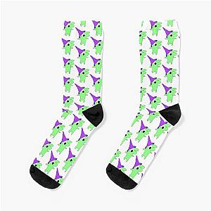 Gleb Dancing Smiling Friends Pattern - Adult Swim Socks