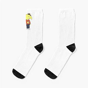 Smiling Friends Charlie With Phone - Adult Swim Socks