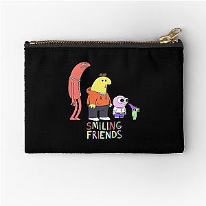 Smiling Friends Cartoon Zipper Pouch