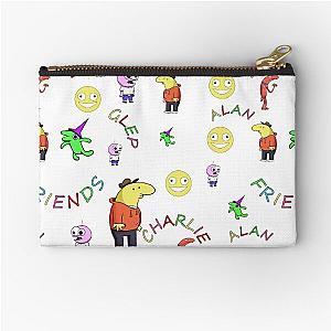 Smiling Friends Characters Pattern  Zipper Pouch