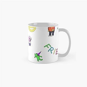 Smiling Friends Characters Pattern  Classic Mug