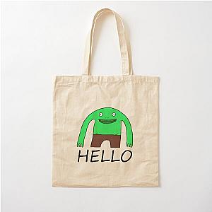 Smiling friends Mr Frog sticker Cotton Tote Bag