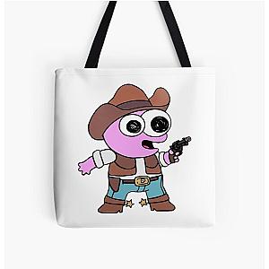 Smiling Friends Cowboy Pim - Adult Swim All Over Print Tote Bag