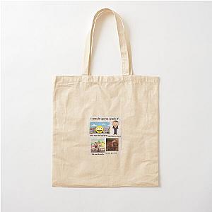 smiling friends meme sticker Cotton Tote Bag