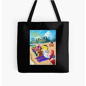 The Smiling Friends  All Over Print Tote Bag