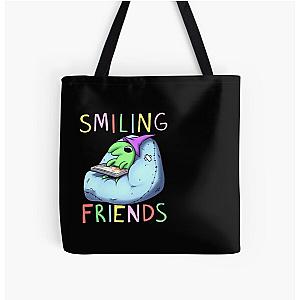 Gleb Smiling Friends All Over Print Tote Bag