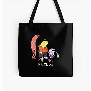 Smiling Friends Cartoon All Over Print Tote Bag